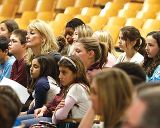 Boardman Center students learn about Rachel’s Challenge and how they can help others and create a culture of
compassion at their school.