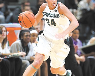 Former Boardman High School basketball standout Courtney Schiffauer is having her best start with the unbeaten Michigan State Spartans since she tore the ACL in her right knee during the 2009-10 season.