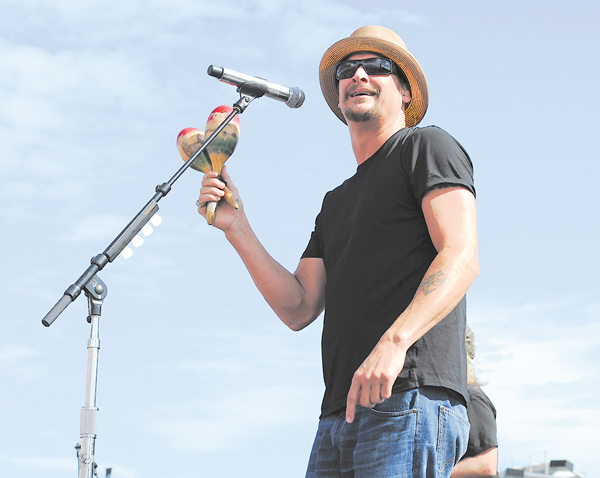 Singer Kid Rock performs in Homestead, Fla., last month.