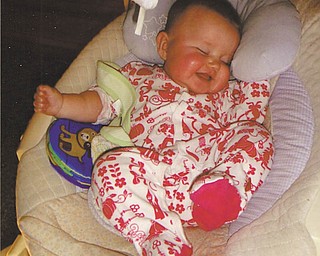 Grandma Marilyn caught her granddaughter Alexis smiling in her sleep She says it represents her resolution of getting more shut eye this year!