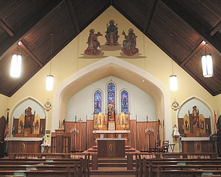 The sanctuary of Our Lady of Hungary Church in Youngstown, which closed in February 2012, exemplifies Carpathian iconography and symbols of the Transylvania region. Many church members used their skills to build and furnish the church, which dates to 1929.