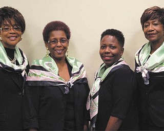 The Snowflake Ball will be Saturday at the Regency House. Epsilon Mu Omega Snowflake Ball committee members, from left, are Annie Constant, chapter president; Sandra Smith-Graves, co-chairwoman; Robin Bradley, treasurer; and Carole Prestley, hostess. Not pictured are Beverly Fortune, co-chairwoman; Alnita Bryant-Russell and Carol Herian.