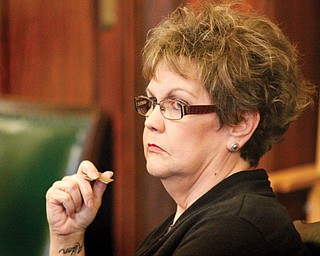 Lori Lamb, former office manager at Morris Drain Service Inc., awaits sentencing for theft from that company Tuesday in Mahoning County Common Pleas Court. Judge Lou A. D’Apolito put her on probation for five years and ordered her to make $124,000 in restitution.