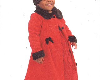 Showing off her sassy red outfit is Saria Drake, daughter of Darlene Drake and granddaughter of Donna Clayton, who sent in this photo. Saria, now 5, was 4 years old when she sported her favorite-color outfit. They are all from Youngstown.