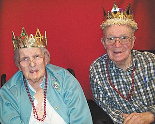 Vista at the Ridge, 3379 Main St., Mineral Ridge, crowned Christina and Robert Bowskill Valentine King and Queen for 2013 at its annual Valentine’s Party. | PHOTO SPECIAL TO THE VINDICATOR
