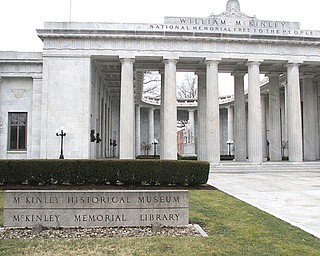 The National McKinley Birthplace Memorial on North Main Street in downtown Niles was completed in 1917 at a
cost of more than $500,000.