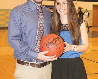 Adam Lewis has been coach of the girls basketball team at Lakeview High School for four years, and his wife, Sarah Brugler-Lewis has been at his side as assistant coach since.