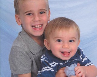Owen Blanco, 6, and Connor Blanco, 2, are the grandsons of Rochelle Blanco of Boardman, who submitted this photo.