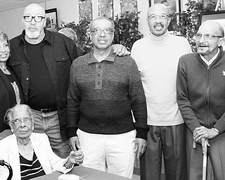 SPECIAL TO THE VINDICATOR
Rubye Reedy Cousin is surrounded by some of her family who helped her celebrate her 100th birthday at a recent gathering.