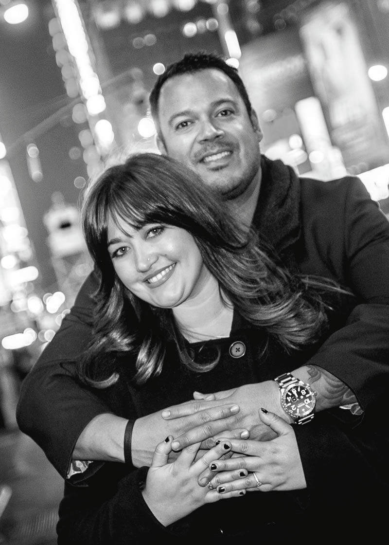 Melissa Myers and Jaime Santiago