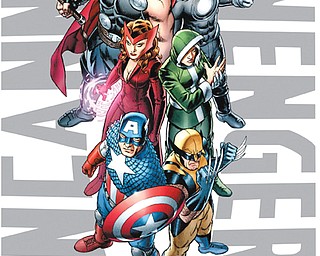 This image provided by Marvel Entertainment shows the cover of the first issue of “Uncanny Avengers.” Marvel Entertainment, home to the Fantastic Four, the X-Men and the Avengers, among others, has made more than 700 first issues available to digital readers via its app and website.