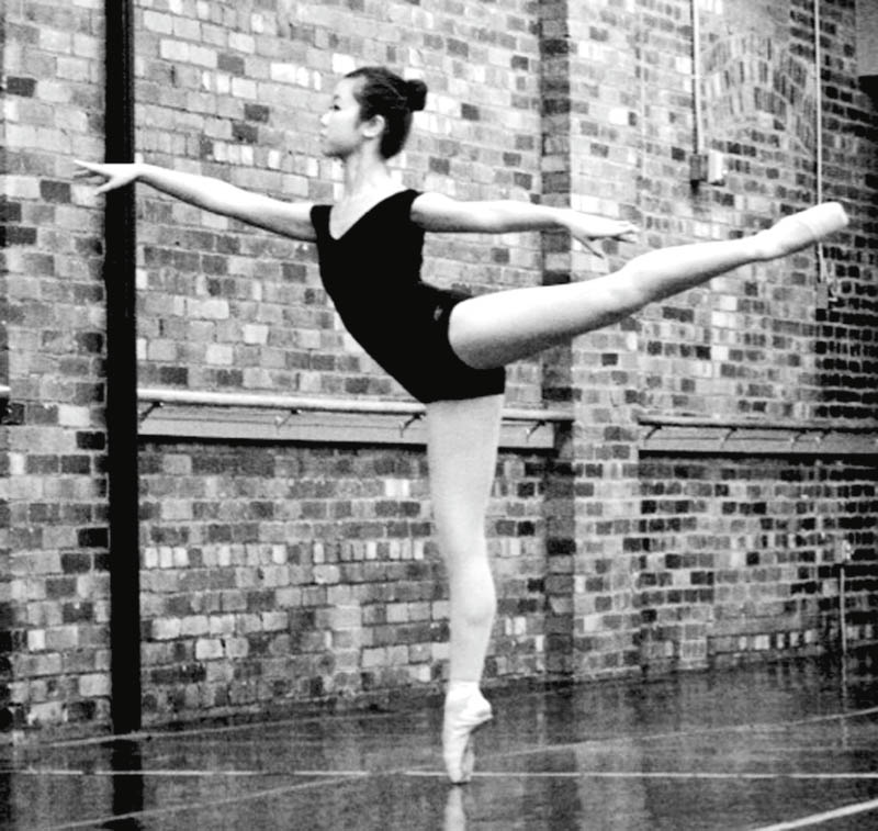Ballet Western Reserve and Oakland Center for the Arts will display their talents and memorabilia at 7 p.m. Saturday at the Morley Arts Building. Shown is one of the photos that will be on display, the ballet dancer, Maeli Foley. SPECIAL TO THE VINDICATOR
