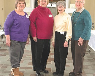 Members of the Women’s Committee for Children’s Concerts are making final preparations for the April 11 event at Edward W. Powers Auditorium in Youngstown. From left are Carol Fithian, Lois Klein, Judy Graziano and Jan Szalma. Concerts will be at 9:30 and 11:30 a.m. Students in first through eighth grades will travel through the solar system by sight and sound. The “Final Frontier” selections will include music from “Star Wars,” “ET” and Holst’s “The Planets.” Dr. Jose Francisco Salgado will present a narrative on the Hubble telescope images of the galaxy. Students will have the opportunity to meet Dr. Randy Fleischer, conductor of the Youngstown Symphony Orchestra.   NICK MAYS | THE VINDICATOR