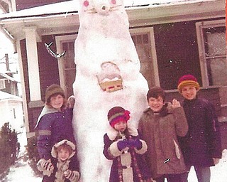 From left, the Zagorsky family, Cheryl, Pam, Diane, David and James Jr., are shown in this 1975 picture.