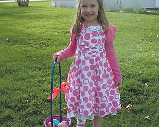 Veronica Cionni, who was 5 on Easter 2010, is from Poland. The photo was submitted by her mom, Krissie Cionni.