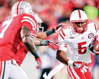 Two months after he announced he was leaving Nebraska, Cardinal Mooney graduate Braylon Heard (5) revealed that he will be transferring to Kentucky, where Mark Stoops, another Mooney alum, is head football coach