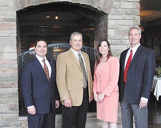 Robert K. Yosay | The Vindicator
The Tri-County Golf Classic will take place June 24 at The Lake Club in Poland. Working to make the charitable event a success are, from left, Joe Nohra, John Hirschbeck, Pam Berry and Dr. Charles Yourstowsky. The annual event benefits American Cancer Society programs in Mahoning, Trumbull and Columbiana counties.