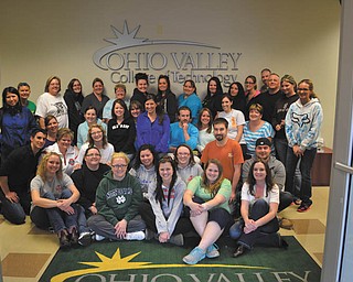 Here are nursing students at Ohio Valley College of Technology in East Liverpool. Carla Douglass, director of nursing, says that all of her students are "Patient People!" The photo was taken and sent in by Jonathan Ream, the school's IT coordinator.