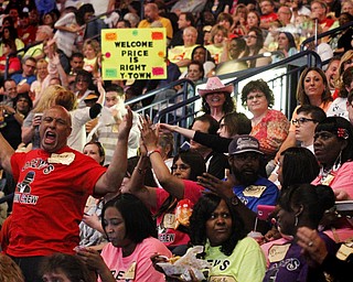 MADELYN P. HASTINGS | THE VINDICATOR
The crowd cheers for the Price Is Right Live show at the Covelli Centre on May 8, 2013.