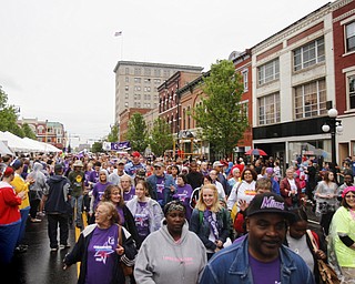 MADELYN P. HASTINGS | THE VINDICATOR
The Warren Relay for Life, the largest in the state in terms of money raised, was held on Courthouse Square in downtown Warren on May 10, 2013.