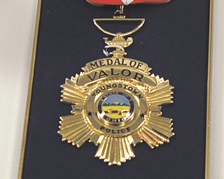 Officer Brad Ditullio received this Medal of Valor for bravery.