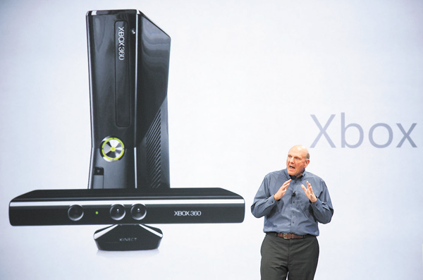 Microsoft CEO Steve Ballmer comments on Microsoft Xbox before unveiling the company’s new Surface, a tablet computer to compete with Apple’s iPad, at Hollywood’s Milk Studios in Los Angeles. With the next Xbox expected to finally be revealed Tuesday, anticipation is high for what the company is planning for the next iteration of its gaming console.