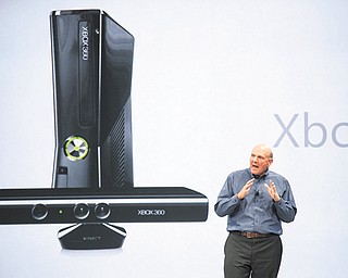 Microsoft CEO Steve Ballmer comments on Microsoft Xbox before unveiling the company’s new Surface, a tablet computer to compete with Apple’s iPad, at Hollywood’s Milk Studios in Los Angeles. With the next Xbox expected to finally be revealed Tuesday, anticipation is high for what the company is planning for the next iteration of its gaming console.