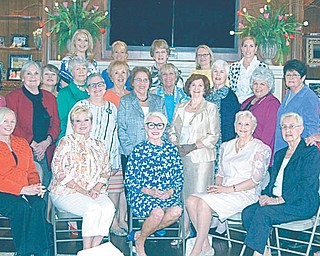 SPECIAL TO THE VINDICATOR 
Organized in 1943, Poland Village Gardeners Inc. marked 70 years of existence during a luncheon in April. Seated, from left, are members Nancy Lenga, Lindy McMurray, Wendy Meub, Joan DeLucia and Lee Eminhizer; middle row, Cathy Lind, Sue Beil, Robin Delnegro, Paula Barrett, Margaret Ann Jonas, Barbara DeLisio, Jackie Boniface, Ginny Meloy, Fran DeGenova, Mary Kay Driscoll, Lorraine Santoro, Liz Majer, and Cathryn Jacobs, president; and back row, Susie Lea, Becky Rossi, Sue Anzellotti-Ray, Carol Cox and Chris Boniface.