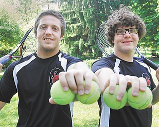 The Canfield tennis doubles team of Nick Debiec and Will Brown are the No. 2-seed going into today’s Division I district tennis meet at Oberlin College.