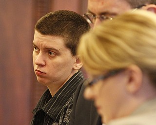 ROBERT K. YOSAY | THE VINDICATOR
assistan prosecutor Dawn Krueger reads the agreement to Judge Durkin as Ashley Shubert and her attorney walter Ritchie - listen 26-year-old Warren woman is headed to prison for the next three years over sexual activity with a minor girl she befriended in 2012.
Ashley Shubert of Niles Road appeared for sentencing Thursday before Judge John M. Durkin of Mahoning County Common Pleas Court on one count of rape and two counts of felony gross sexual imposition.