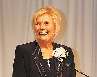 Dr. Laura Meeks, president of Eastern Gateway Community College, was named the 2013 Athena Award winner Thursday night at Mr. Anthony’s Banquet Center in Boardman.