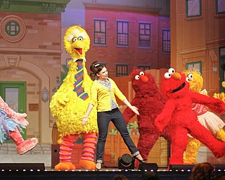 MADELYN P. HASTINGS | THE VINDICATOR
The gang from Sesame Street performed at the Covelli Centre on May 25, 2013. They will have two more shows Sunday.