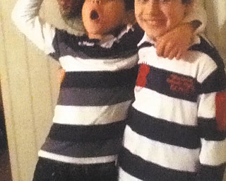 Brothers Anthony and Nicholas Vivacqua of Boardman strike a pose. Photo taken and sent in by their grandma, Barbara Vivacqua.