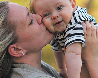 Baby Owen, 6 months, loves his mother, Shaina Holt. Photo is submitted by Joyce Buzzacco, and all are of Youngstown.