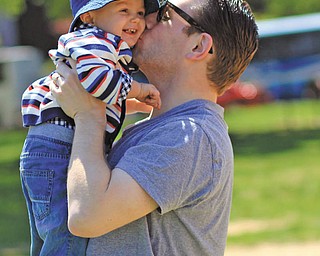 Patrick Manning and his son Leo, 1, enjoy some time in Washington, D.C. Photo sent in by grandmother Joyce Buzzacco. All are from Youngstown.