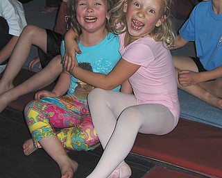 Lynne Challenger Kovacs of Youngstown says her granddaughters Natalie Jean Kovacs of Boardman and Delaney Marie Kibler of Indianapolis are always so happy to see each other!
