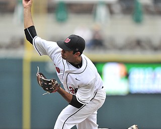 Wheelersburg pitcher #34 Derek Moore throws a pitch during the bottom of the 4th inning. 