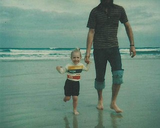 This picture of Ron Malmfeldt and his daughter Kelly Sites was taken 35 years ago in Florida. Both live in Lake Milton.
