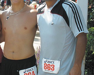 Joe Fusillo and his son Julian of Canfield.