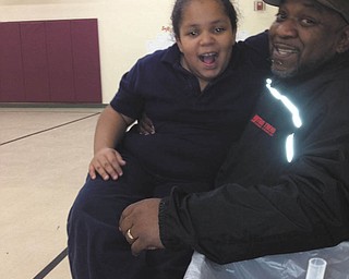 Gabrielle Dodson and her father Terry Dodson.