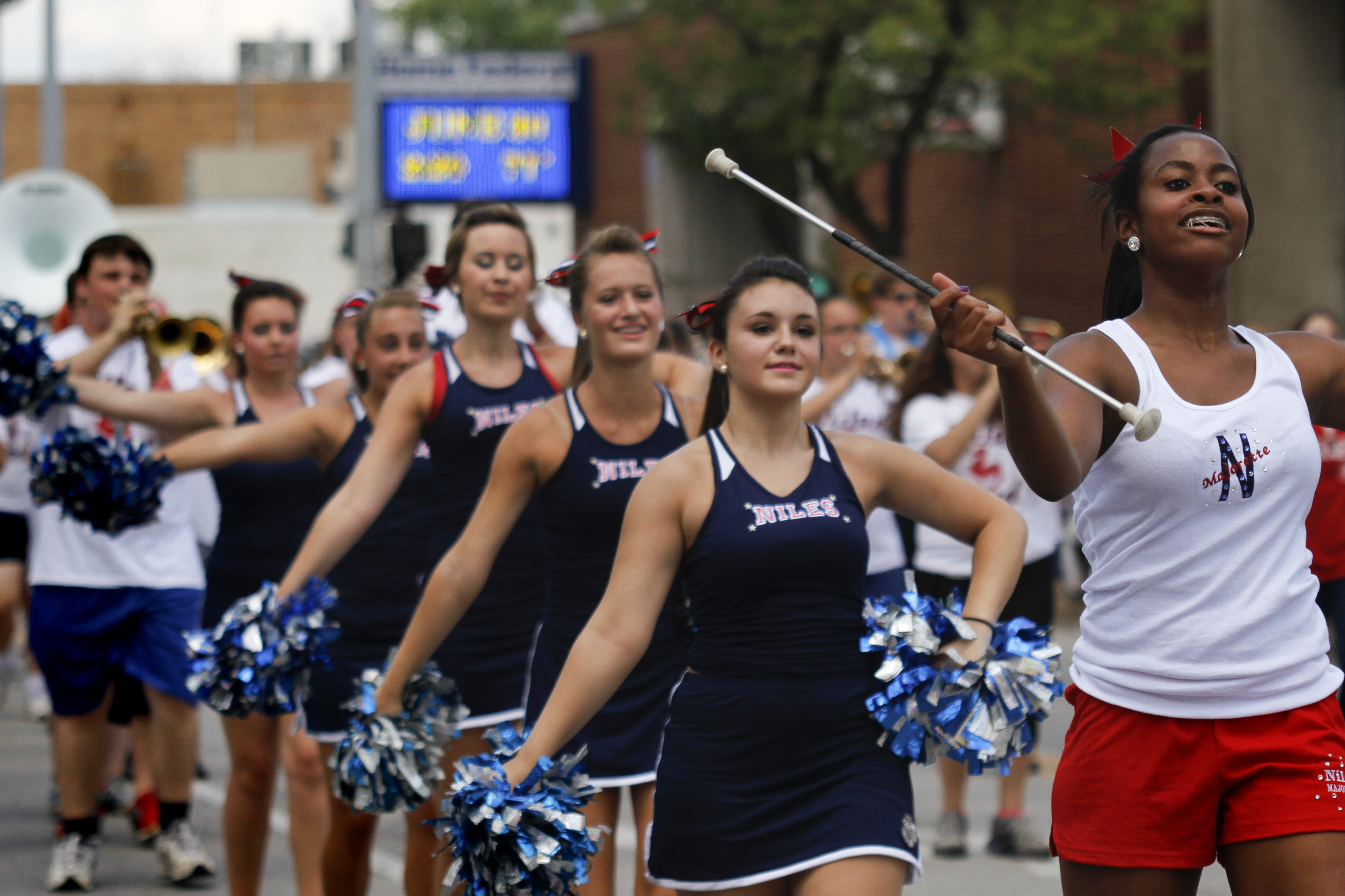MADELYN P. HASTINGS | THE VINDICATOR

The Niles McKinley High School band performs during the parade at the hot dog festival in downtown Niles on Sunday.
