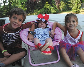Taken July 4, 2012, this picture features Carmine White, 6, Lucia White, 5 months, and Gemma White 3, all of Canfield. Taken by their mother, Joanna White.