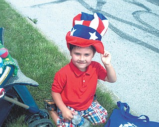 Sam Sargent of Struthers, sent by his mom, Tanya Sargent.