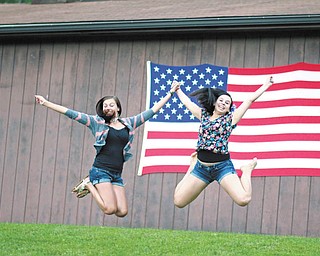 Sisters Jennifer and Jaci Mullally of Poland, taken by their Aunt Joyce Buzzacco of Youngstown.