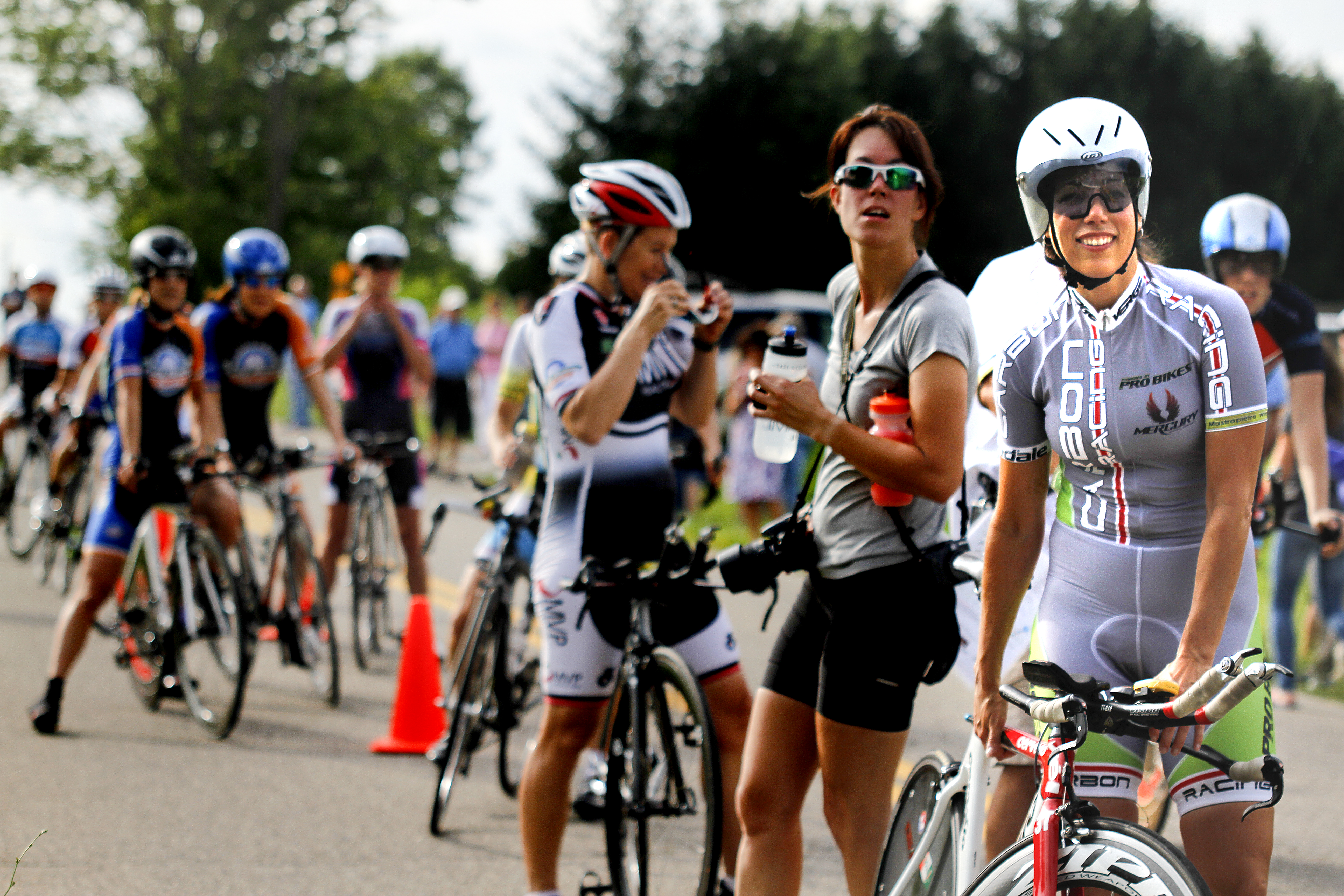 MADELYN P. HASTINGS | THE VINDICATOR

Far right (303) Samantha Brode, Cleveland Clinic Carbon Racing, Women Pro 1/2/3

