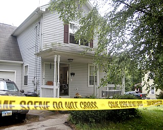 MADELYN P. HASTINGS | THE VINDICATOR

47 7th Street in Campbell where a 5 victim shooting and fire occurred on Saturday, July 20.