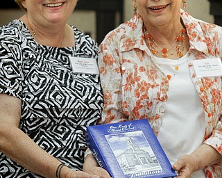 MADELYN P. HASTINGS | THE VINDICATOR

(L-R) Festival committee members Mary Ann Cardiero and Liz Mirone sell their cookbook at the 15th annual Our Lady of Mount Carmel Italian Festival on Saturday, July 27.