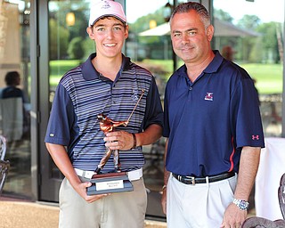 Billy Colbert and Trumbull Country Club Pro John Diana.