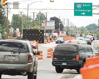 Traffic congestion is heavy along U.S. Route 224 at Interstate 680 because 224 has been cut down to one lane
in each direction. Drivers are being told to avoid the intersection if possible. ODOT will widen the bridge over
I-680, replace a culvert on 224 east of I-680 and make changes to the 224 and I-680 interchange.
