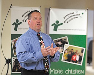 Paul Garchar, Potential Development Program executive director, talks about the new high school on Market Street in Youngstown. The school, one of only three of its kind in Ohio, is expected to open in September.